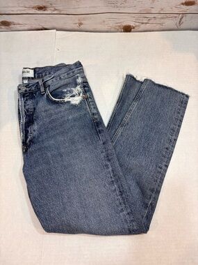 Agolde Blue Denim Jeans Straight Leg